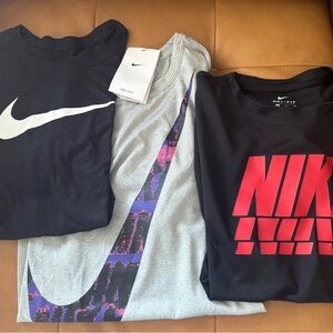 Lot Of Three Nike Youth XL Dri Fit Graphic T-shirts